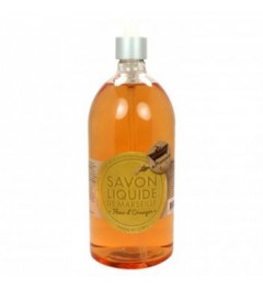 Les Petits Bains de Provence Savon Liquide 1L Fleur d'Oranger