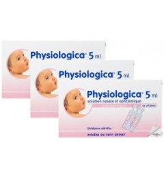 Physiologica Sérum Physiologique Lot de 3 Boites de 40 Unidoses