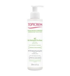 Topicrem AC Gel Nettoyant Purifiant 200Ml