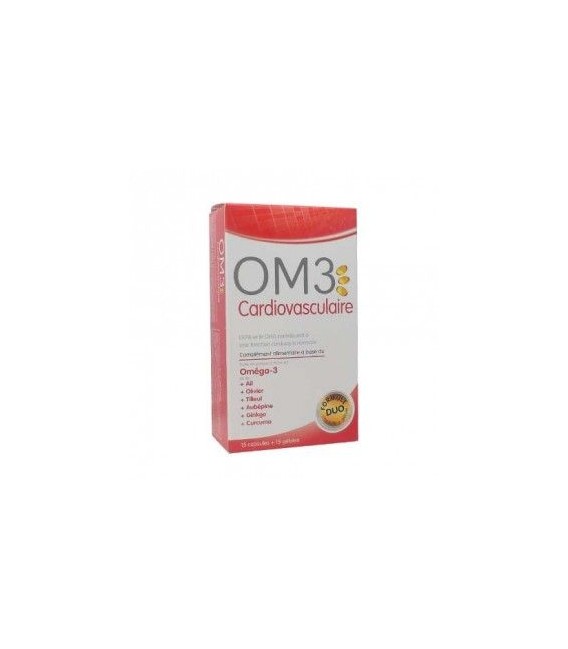 OM3 Cardiovasculaire 15 Capsules et 15 Gélules