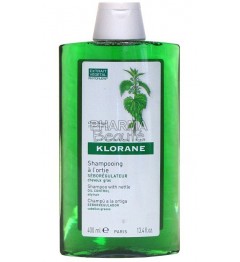 Shampoing Klorane Ortie Séborégulateur 400ml