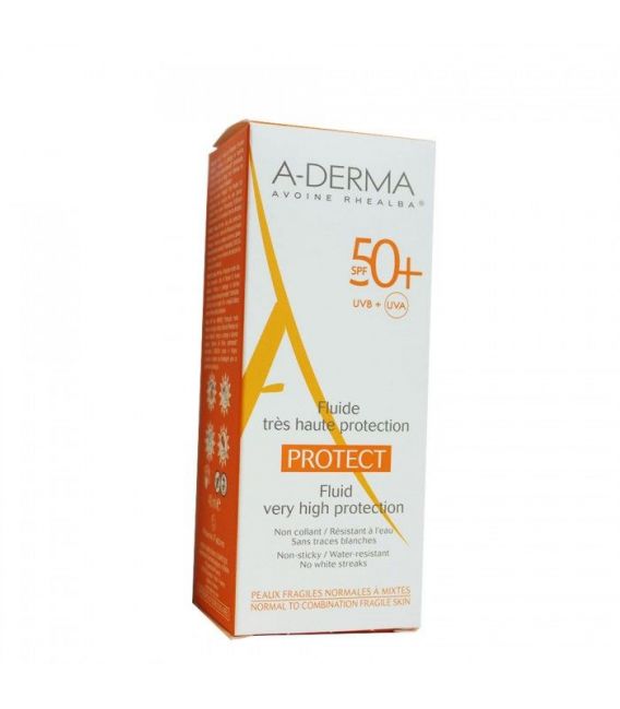 Aderma Solaire Protect Fluide SPF50 40Ml