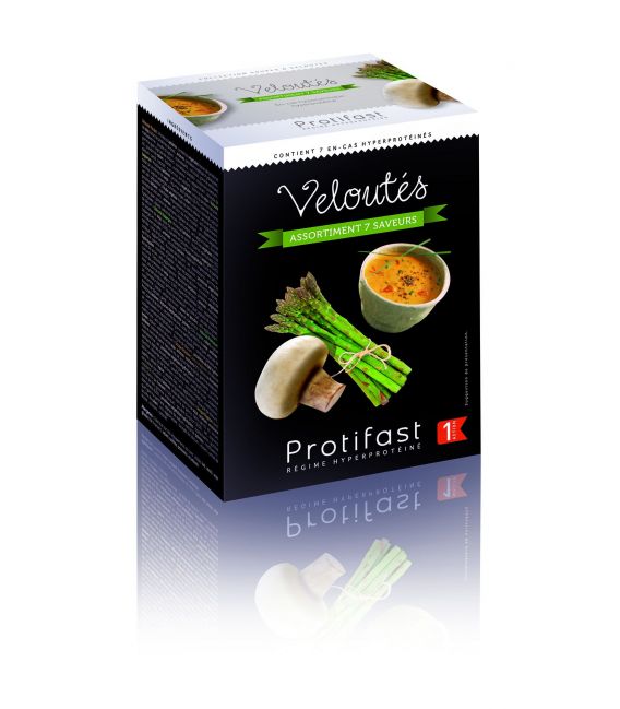 Protifast Préparation Velouté Potage Assortiment Boite de 7 Sachets