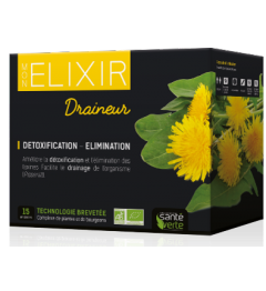 Santé Verte Mon Elixir Draineur 15 Ampoules