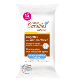 Rogé Cavailles Intime Lingettes Anti Bactérienne Paquet de 15