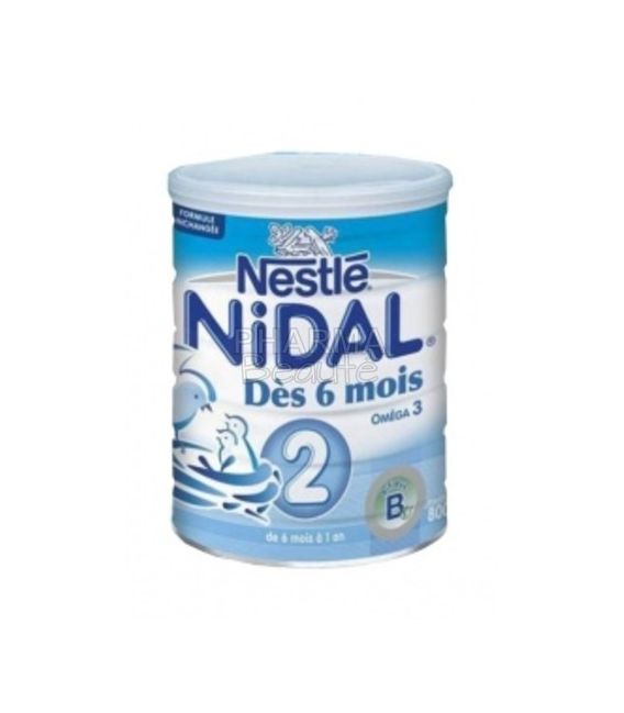 NIDAL Natéa Lait 2ème Age dès 6 mois 800 G pas cher