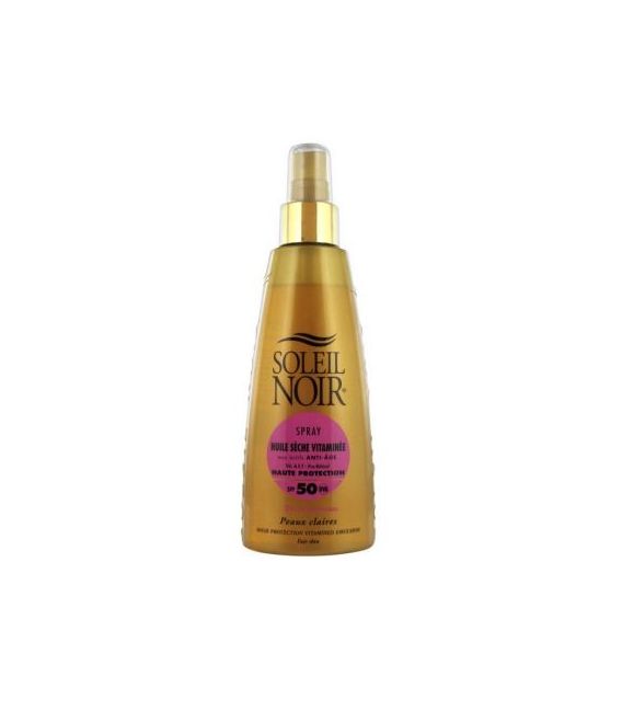 Soleil Noir Huile Sèche Vitaminée SPF50 150Ml