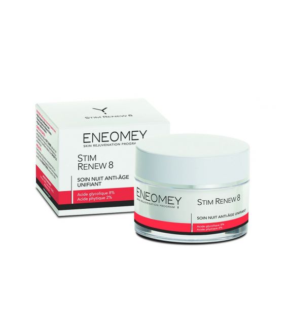 Eneomey Stim Renew 8 Soin Nuit Anti Age Unifiant 50Ml