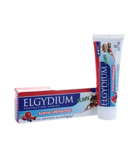 Elgydium Dentifrice Kids 2-6 Ans Grenadine 50Ml