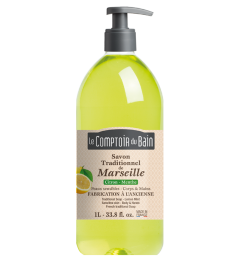 Comptoir du Bain Savon Liquide Citron Menthe 1 Litre