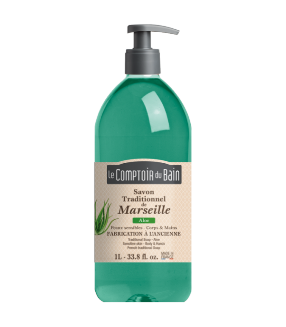 Comptoir du Bain Savon Liquide Aloe Vera 1 Litre