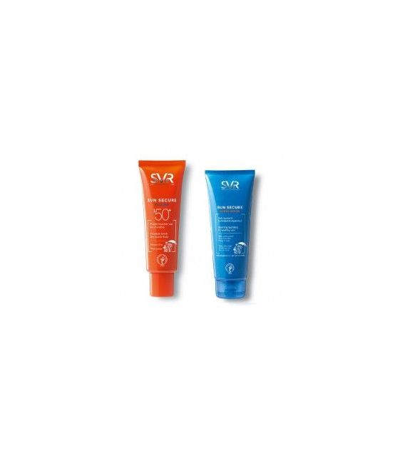 Svr Sun Secure Coffret Fluide SPF50 50Ml et Après Soleil Offert
