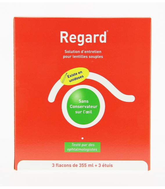 Regard Solution Multifonctions Lentilles 3 Flacons de 355ml pas