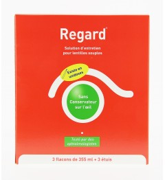 Regard Solution Multifonctions Lentilles 3 Flacons de 355ml