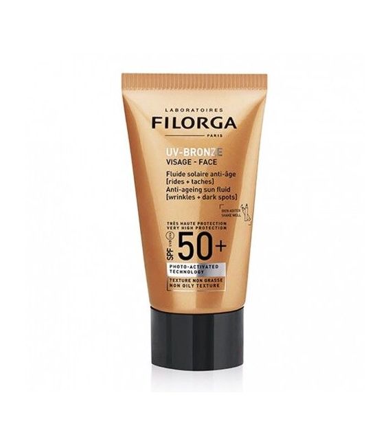 Filorga UV Bronze Fluide Solaire Visage Anti Age SPF50 40Ml