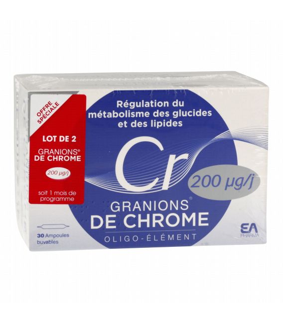 Granions de Chrome 200Mg 60 Ampoules