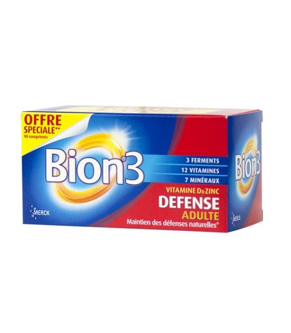 Bion 3 Adultes Défense 90 Comprimés