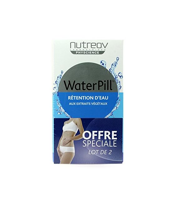 Nutreov Water Pill Retention d'Eau 30 Comprimés Lot de 2