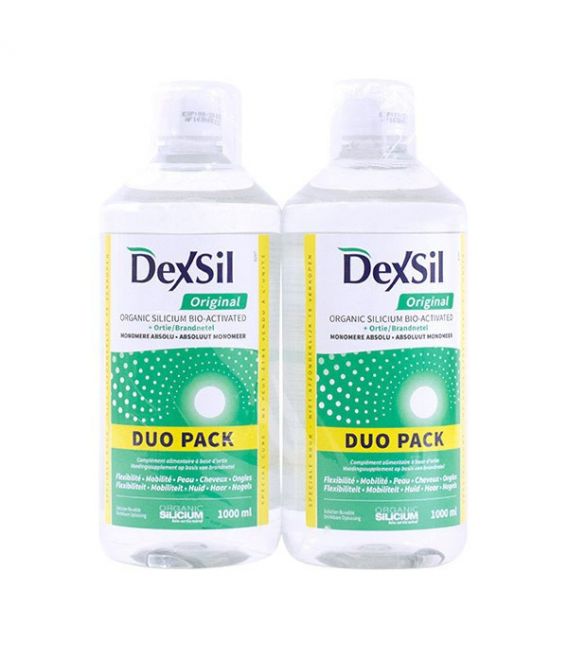 Dexsil Original Silicium Organic Bio Activé Lot de 2 x 1 Litre