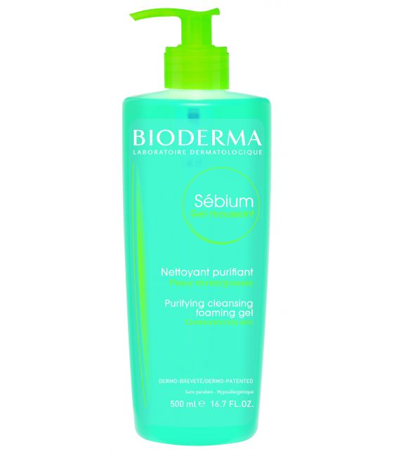 Bioderma Sébium Gel Moussant 500Ml pas cher