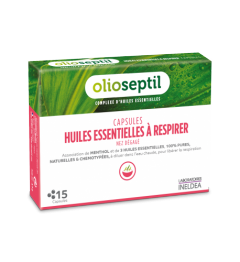 Olioseptil Capsules Huiles Essentielles à Respirer 15 Capsules