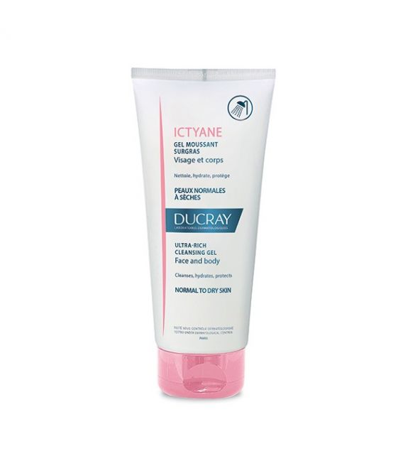 Ducray Ictyane Gel Moussant Surgras 200Ml