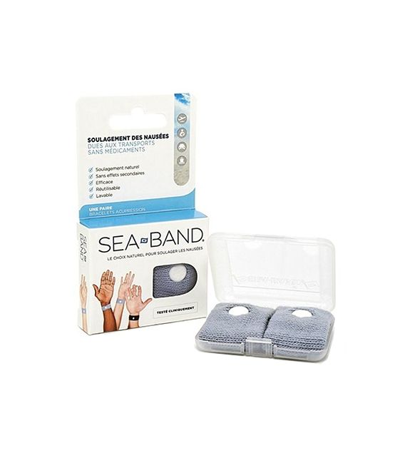 Sea Band 2 Bracelets Nausées Adulte Gris