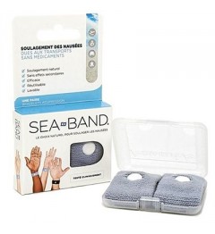 Sea Band 2 Bracelets Nausées Adulte Gris