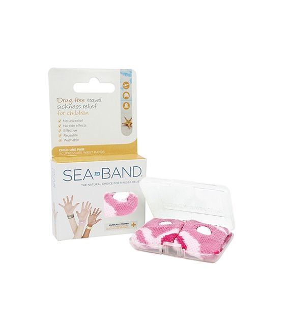 Sea Band 2 Bracelets Nausées Enfant Rose