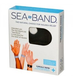 Sea Band 2 Bracelets Nausées Adulte Noir