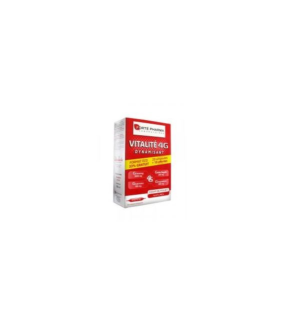 Forté Pharma Vitalité 4G 30 Ampoules