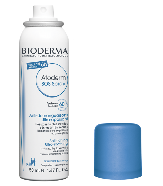 Bioderma Atoderm SOS Spray Anti Démangeaison 200Ml