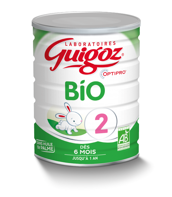 Guigoz Lait Bio 2ème Age 6 à 12 mois 800 G