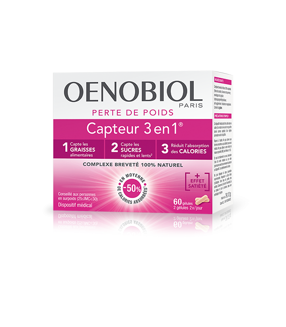 Oenobiol Capteur 3 En 1 60 Gélules Para Center