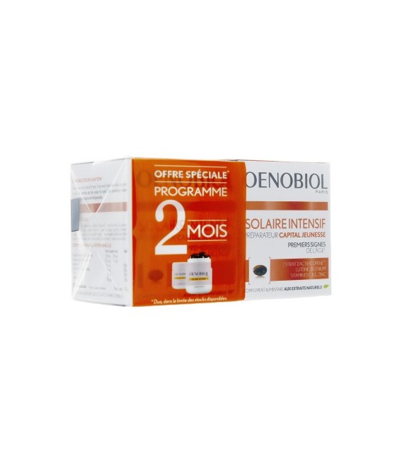 Oenobiol Solaires Intensif Capital Jeunesse Anti Age 2x30 Capsules