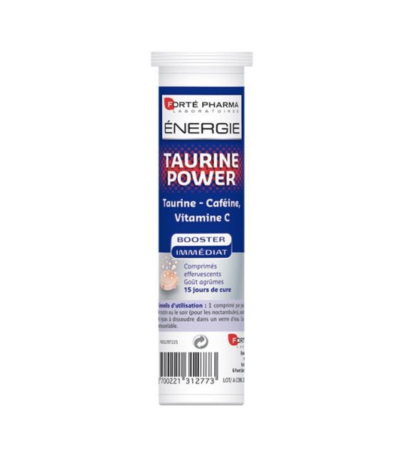 Forté Pharma Energie Taurine Power 15 Comprimés Effervescents