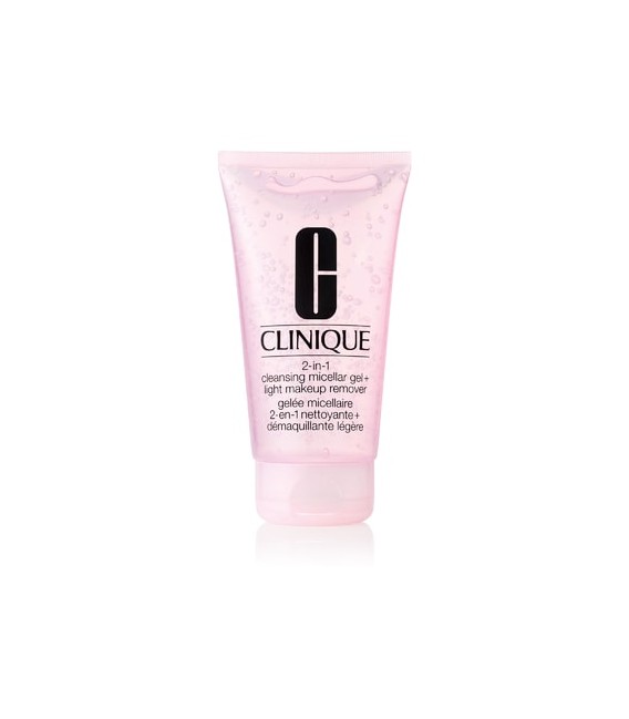 Clinique Gelée micellaire 2-en-1 nettoyante Démaquillante légère 150Ml