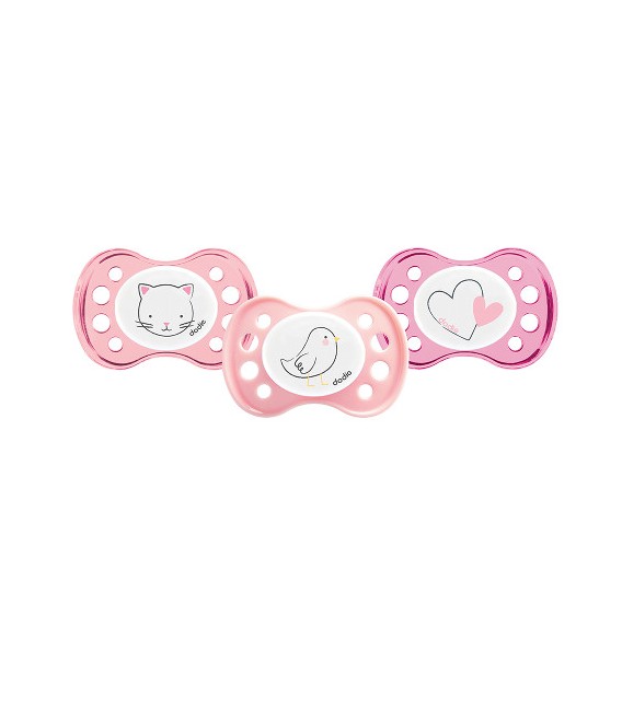 Dodie Sucette Silicone Naissance Fille 0-2 Mois