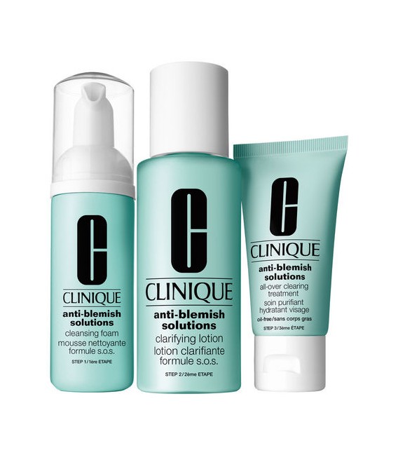 Clinique Anti-Blemish Solutions Formule S.O.S. / Kit d'Initiation Basic 3 Temps Formule S.O.S