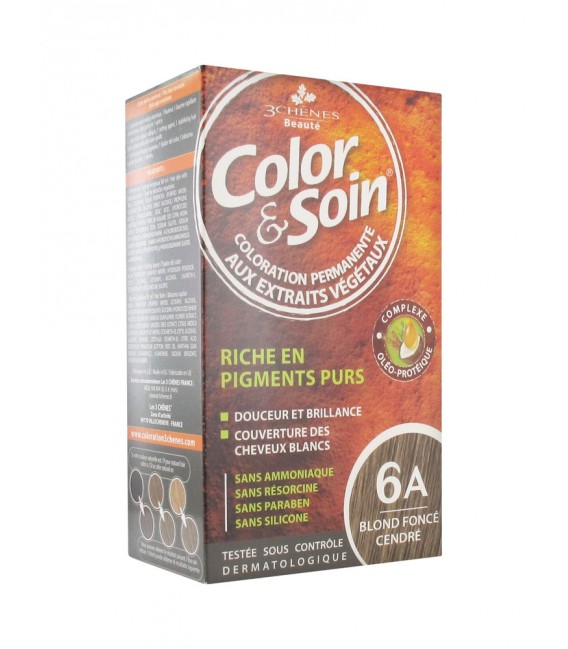 Color et Soin Coloration Blond Foncé Cendré 6A