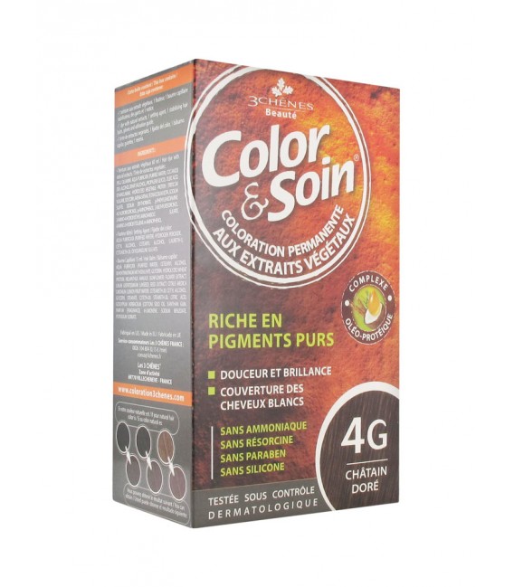 Color et Soin Coloration Chatain Doré 4G