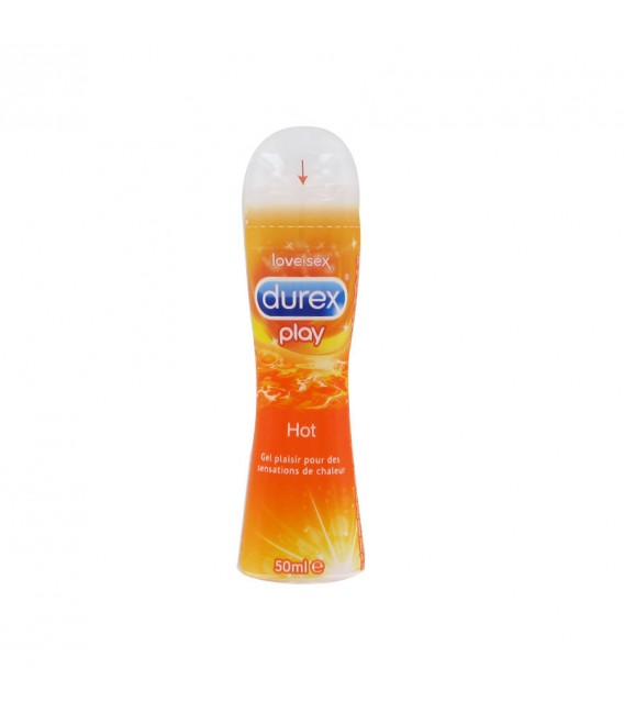 Durex Gel Lubrifiant à Effet Chauffant Play Rouge 50ml pas cher