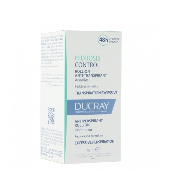 Ducray Hidrosis Roll On Anti Transpirant Aisselle 40Ml