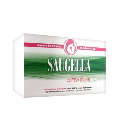 Saugella Cotton Touch Serviettes Maternité Paquet de 10