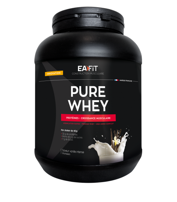 EA FIT Pure Whey Protein Vanille Intense 750 Grammes