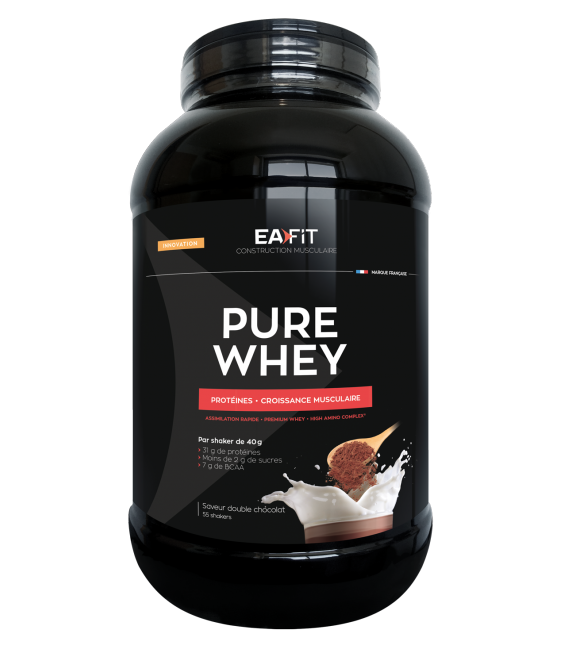 EA FIT Pure Whey Protein Double Chocolat 2.2Kg