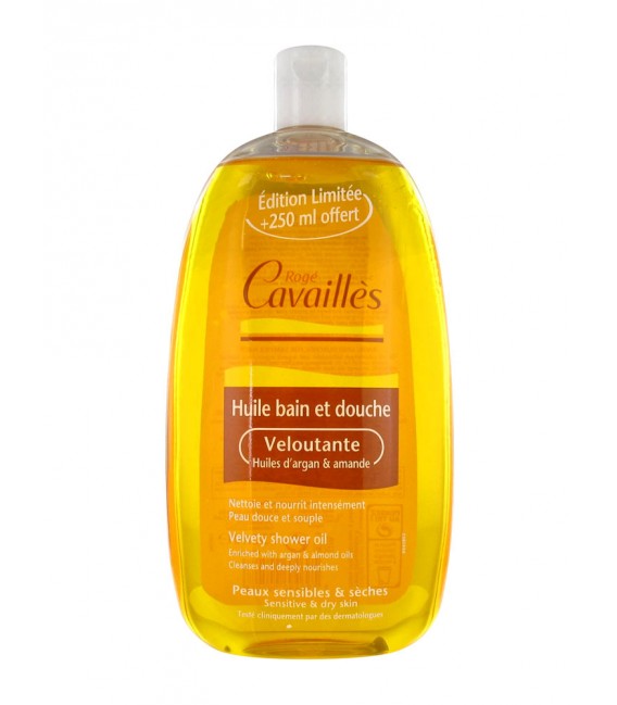 Rogé Cavailles Huile Bain et Douche Veloutante 500Ml + 250Ml Offert