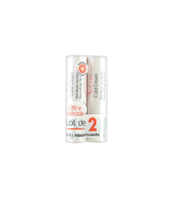 Avène Cold Cream Stick Lèvres 2x4 G, Avène Cold Cream Stick