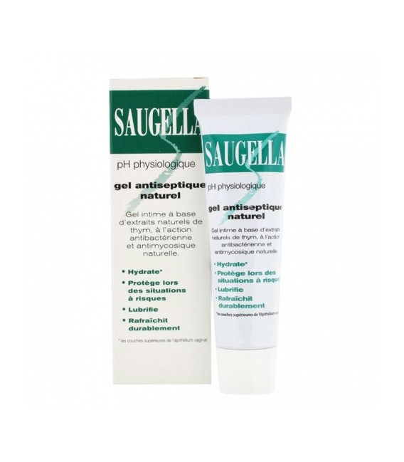 Saugella Antiseptique Gel Lubrifiant Hydratant 30Ml