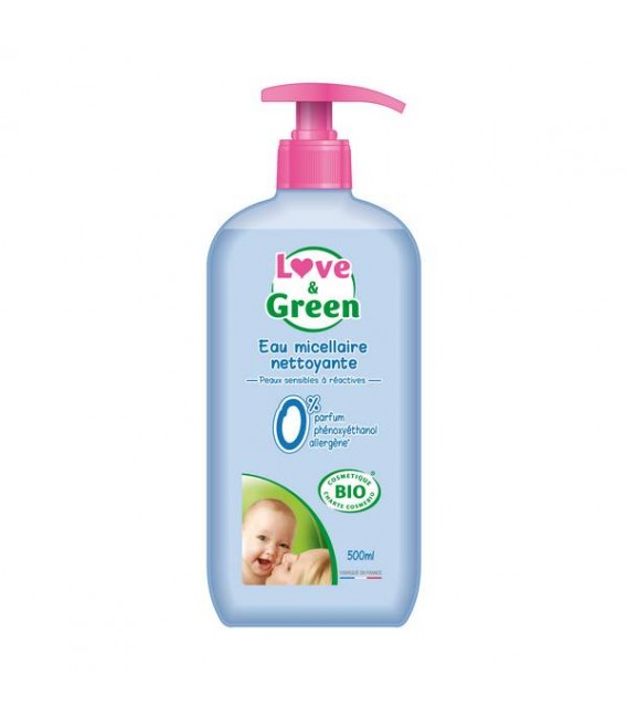 Love And Green Eau nettoyante bio 500Ml